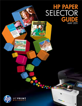 Hp Paper Selector Guide May 2011