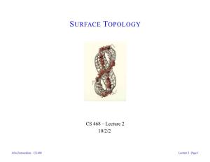 Surface Topology