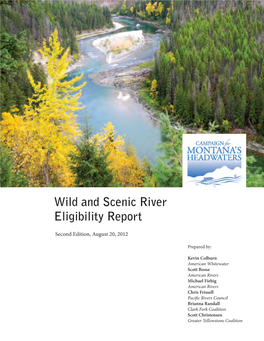 Wild and Scenic River Eligibility Report