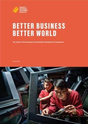 Better Business, Better World
