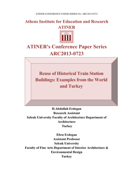 ATINER's Conference Paper Series ARC2013-0723