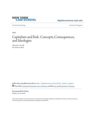 Capitalism and Risk: Concepts, Consequences, and Ideologies Edward A