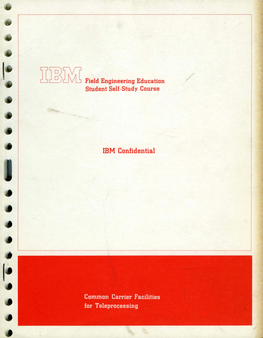 IBM Confidential Field Engineering Education Student Self-Study Course