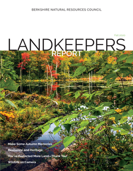 LANDKEEPERS REPORT Fall 2020