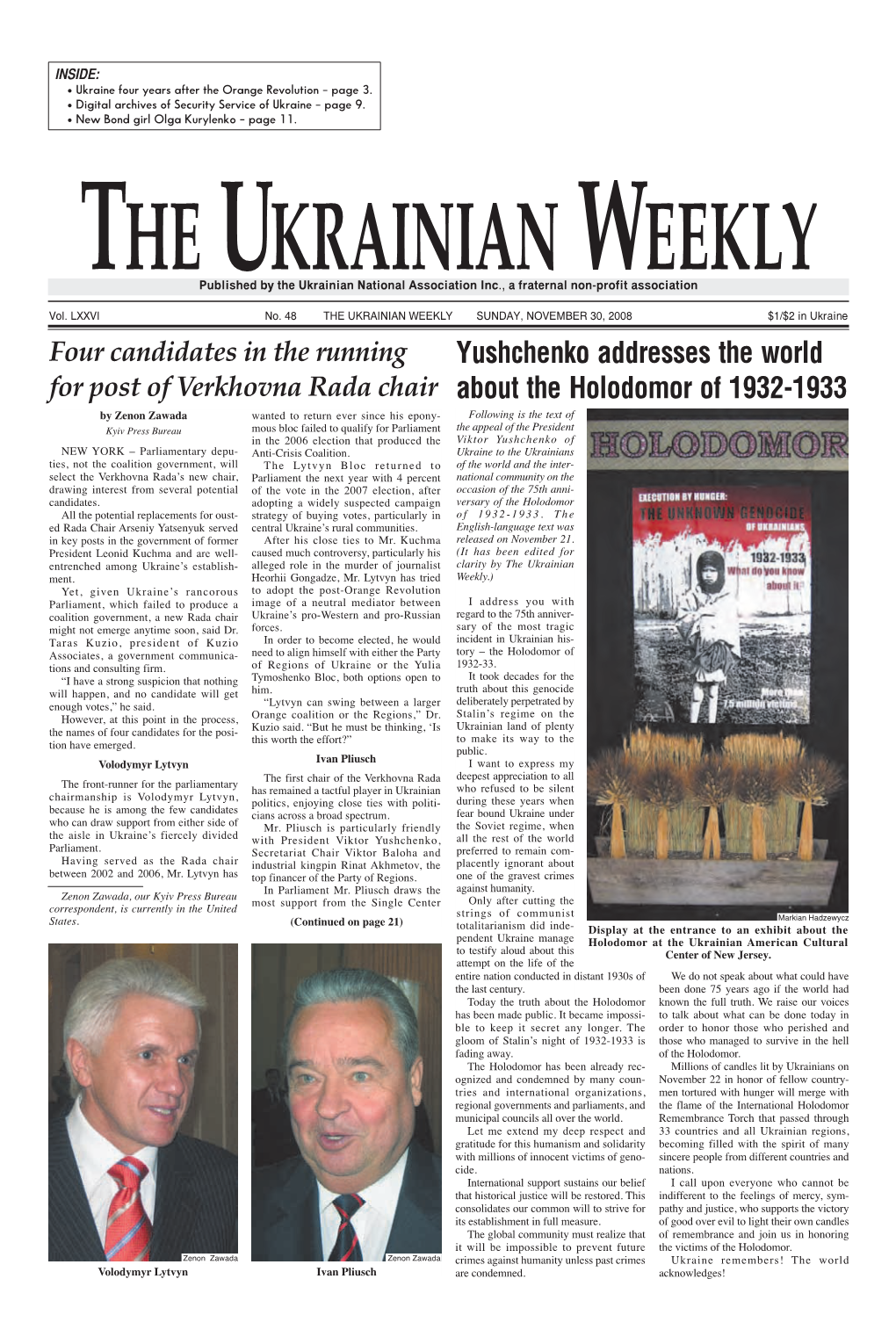 The Ukrainian Weekly 2008, No.48