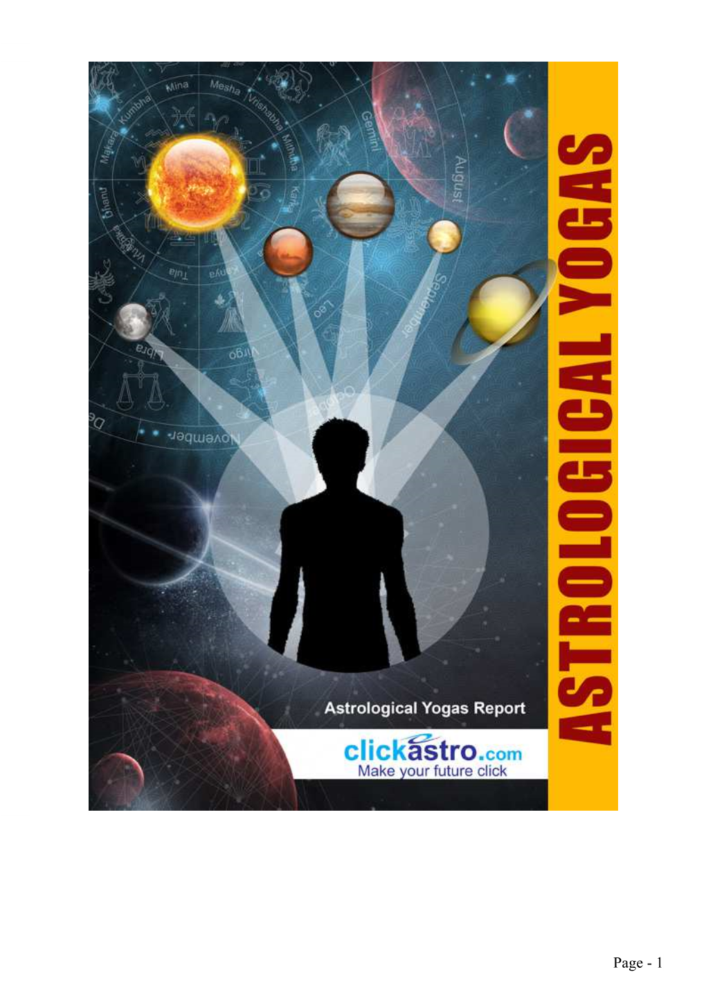 Page - 1 Astro-Vision Yoga Report Panchanga Predictions