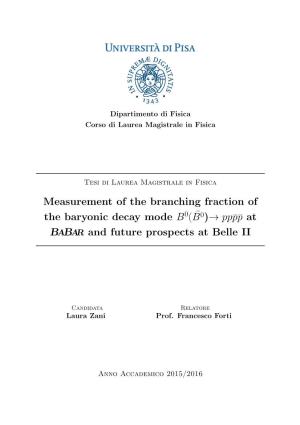 Measurement of the Branching Fraction of the Baryonic Decay Mode B0(B¯0)→ Ppp¯P¯ at BABAR and Future Prospects at Belle II