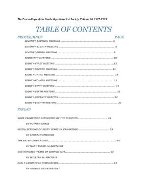 Proceedings Volume 20 – 1927–1929 [PDF]