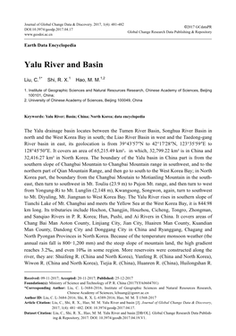 Yalu River and Basin