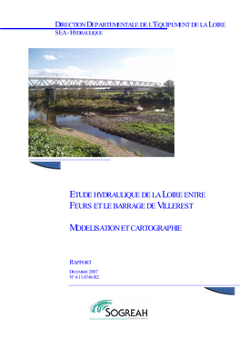 Etude Hydraulique De La Loire Entre Feurs Et Le Barrage De Villerest