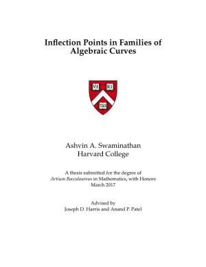 Inflection Points in Families of Algebraic Curves