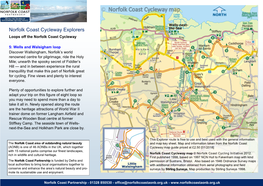 Norfolk Coast Cycleway Explorers Loops Off the Norfolk Coast Cycleway