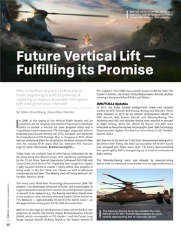 Future Vertical Lift — Fulfilling Its Promise