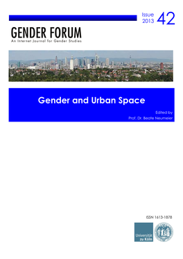 Gender and Urban Space