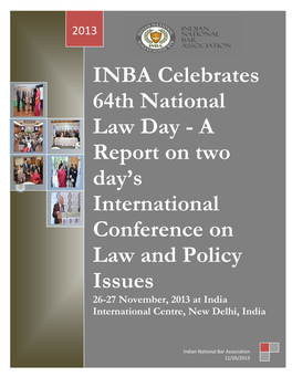 Annual Conference Report-2013