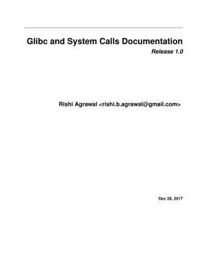 Glibc and System Calls Documentation Release 1.0