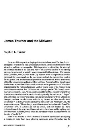 James Thurber and the Midwest