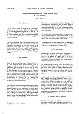 No C 310/6 Official Journal of the European Communities 16. 11. 93