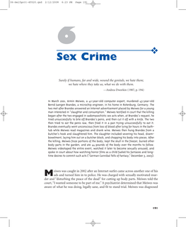 Chapter 6: Sex Crime ❖ 193