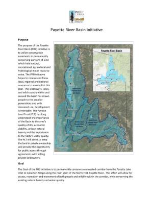 Payette River Basin Initiative