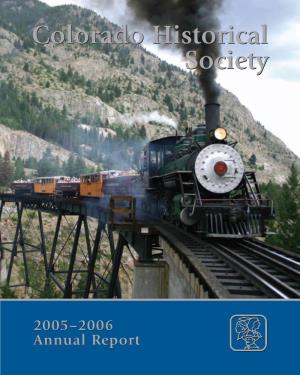 The Year of the Museum: the Colorado Historical Society's 2005