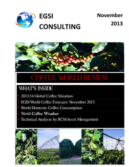 Coffee World Review Egsi Consulting