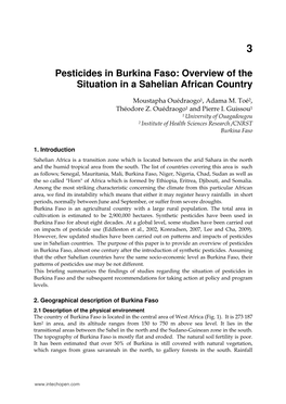 Pesticides in Burkina Faso: Overview of the Situation in a Sahelian African Country