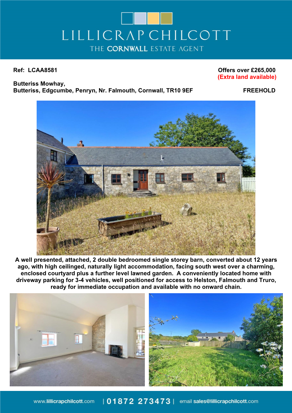 Butteriss Mowhay, Butteriss, Edgcumbe, Penryn, Nr