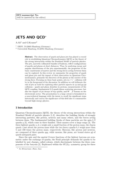 Jets and Qcd*