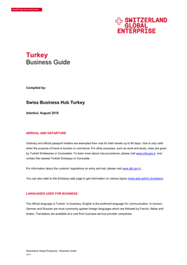 Turkey Business Guide