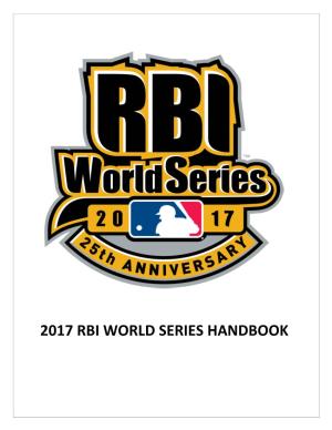 2017 Rbi World Series Handbook