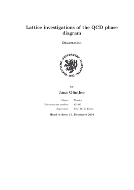 Lattice Investigations of the QCD Phase Diagram