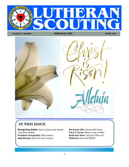 NLAS Spring 2021.Lutheran Scouting