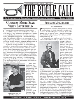 Country Music Star Visits Battlefield