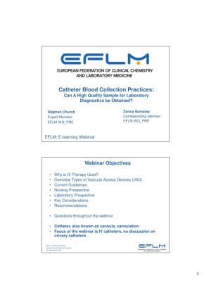 Catheter Blood Collection Practices.Pdf