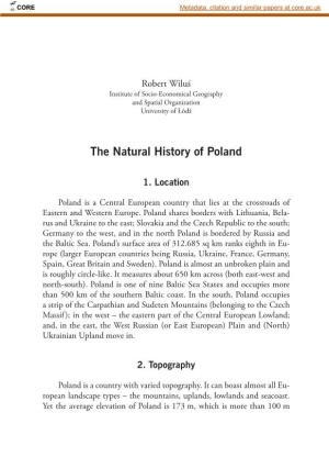 The Natural History of Poland