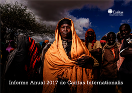 Informe Anual 2017 De Caritas Internationalis Contenido