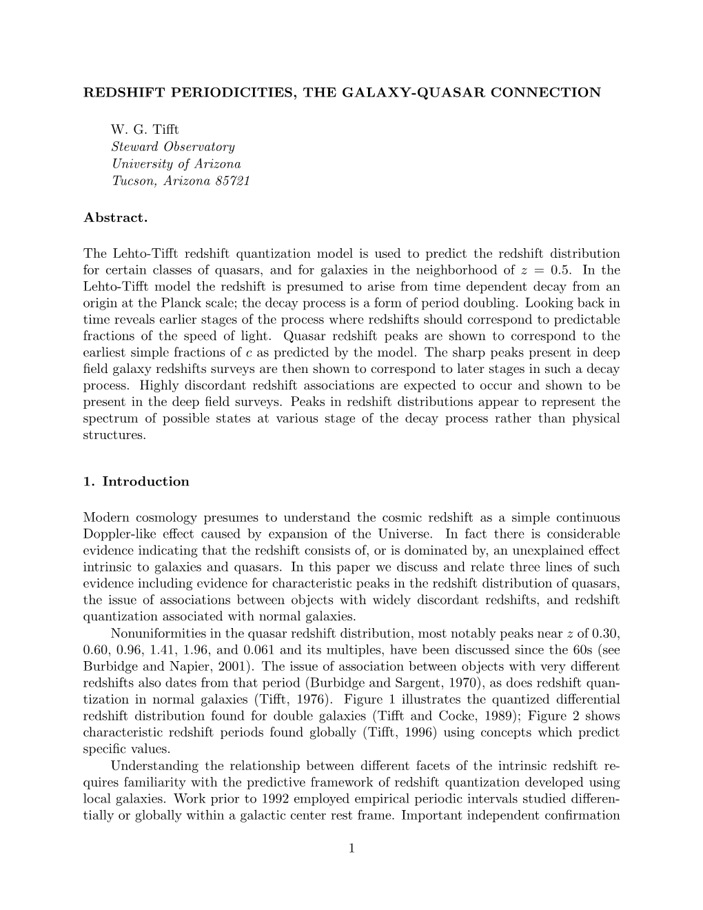 Redshift Periodicities, the Galaxy-Quasar Connection