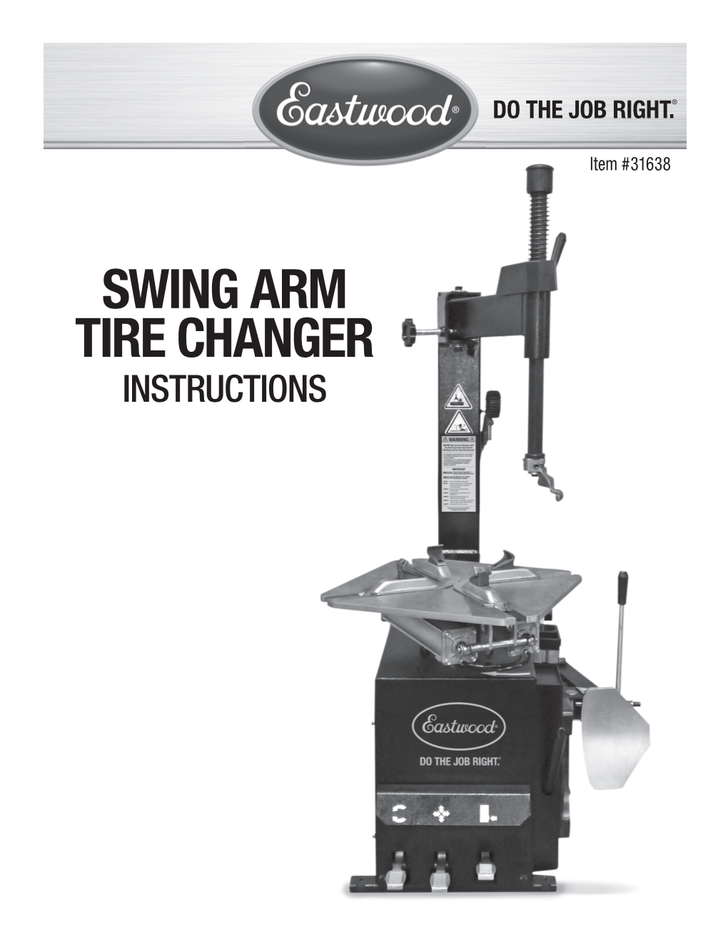 READERS 31638Q Swing Arm Tire Changer.Indd