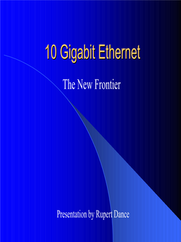 10 Gigabit Ethernet