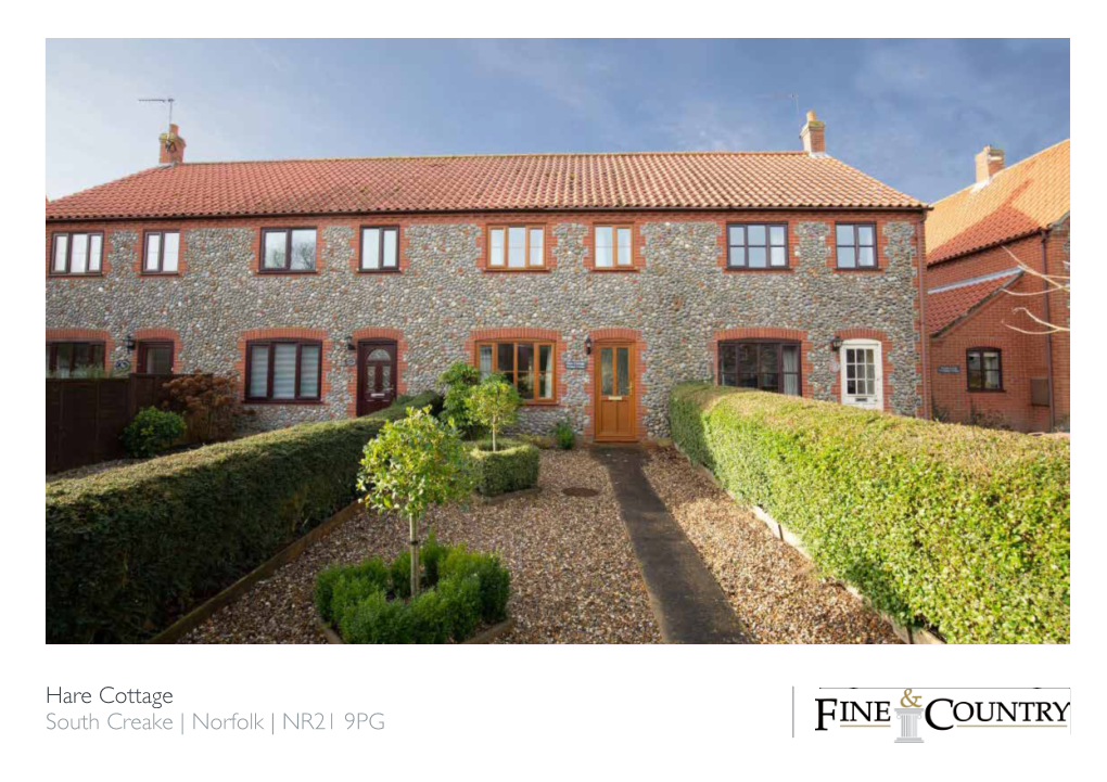 Hare Cottage South Creake | Norfolk | NR21 9PG COAST and COUNTRY