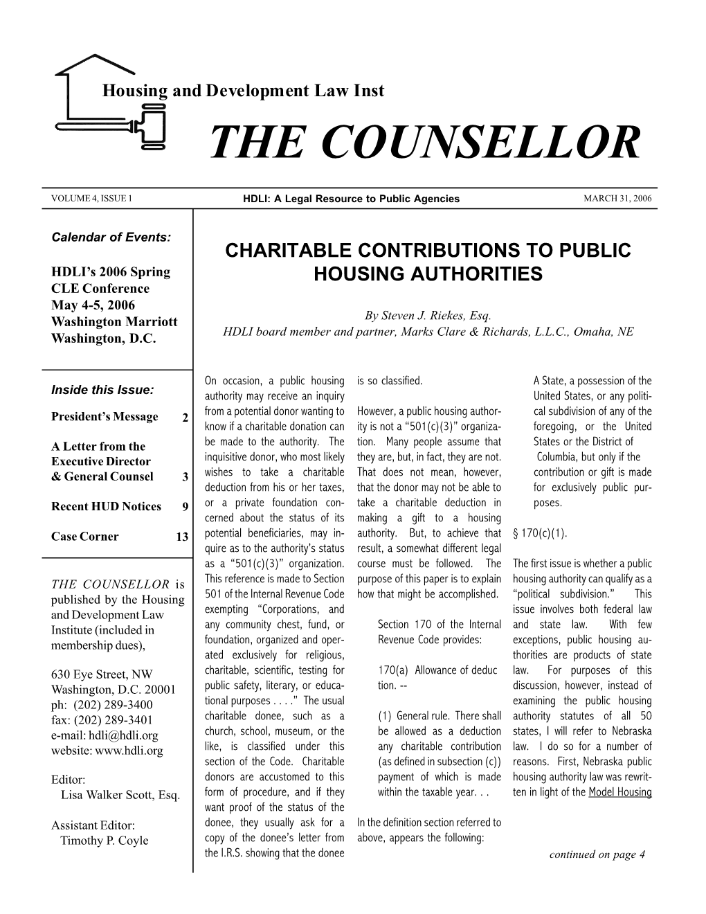 July 2004 Counsellor