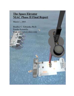 The Space Elevator NIAC Phase II Final Report March 1, 2003