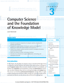 Computer Science and the Foundation of Knowledge Model
