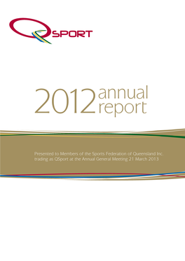 Annual Report 1 the Organisation