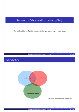 Generative Adversarial Networks (Gans)