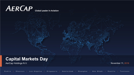Capital Markets Day Aercap Holdings N.V
