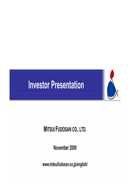 Investor Presentation