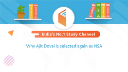 Why Ajit Doval Is Selected Again As NSA