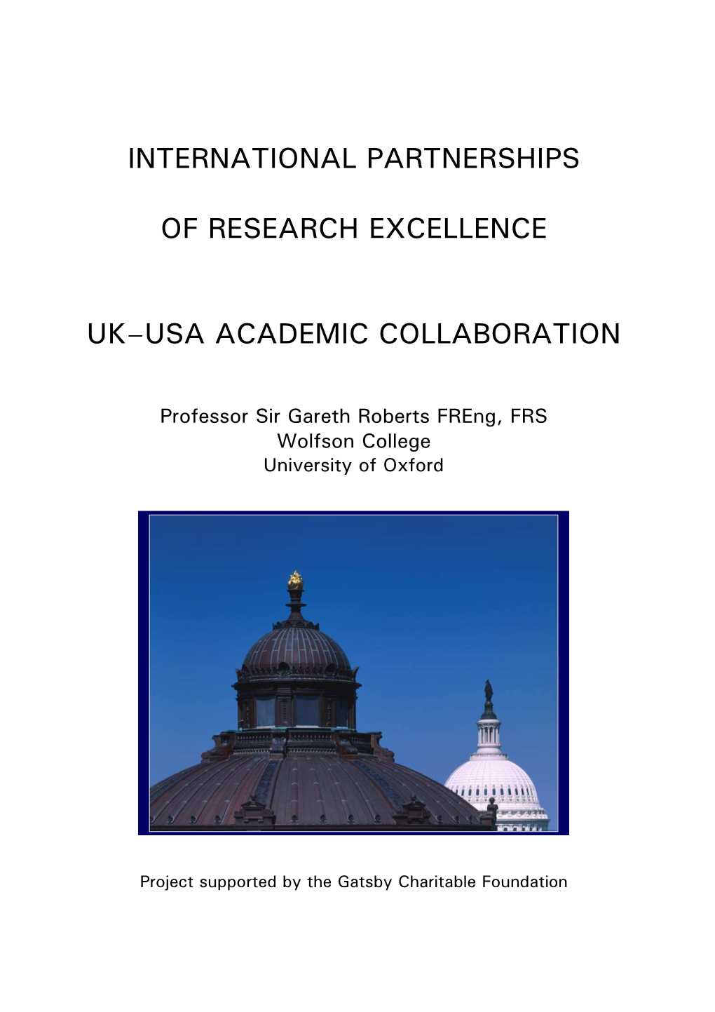 Uk-Usa Academic Collaboration